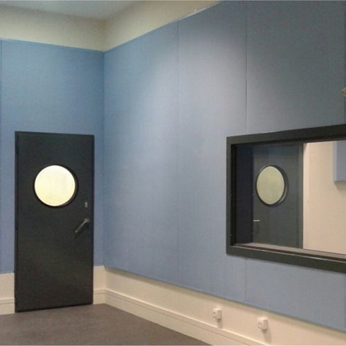 吸音夹芯板 - ACUSTIDECO - Acústica Integral - Soundproofing - 聚氯乙烯泡沫芯 / 布料 / 立面