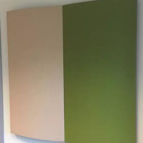 合成纤维芯夹芯板 - Acustiart Curve - Acústica Integral - Soundproofing - 玻璃纤维表面 / 用于天花板 / 壁挂