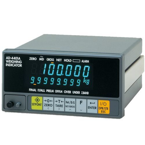 过磅指示器/控制器 / 数字 - AD-4401A - A&D COMPANY, LIMITED - 面板型 / 高流速 / 台式