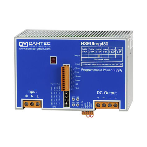 DIN导轨电源 - HSEUIreg04801 - Camtec Power Supplies GmbH - AC/DC / 实验室 / 可编程