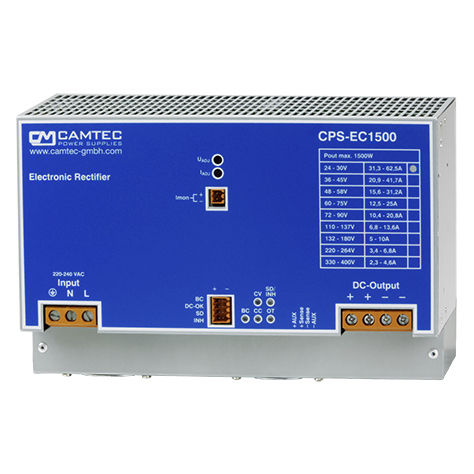DIN导轨电源 - CPS-EC1500 - Camtec Power Supplies GmbH - AC/DC / 单输出