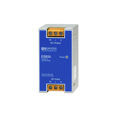 DIN导轨安装式电流控制器 - ESB00351 series - Camtec Power Supplies GmbH