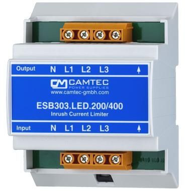 DIN导轨安装式电流控制器 - ESB303.LED.200 - Camtec Power Supplies GmbH - 三相