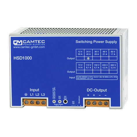 DIN导轨电源 - HSD10001 - Camtec Power Supplies GmbH - AC/DC / 开关式 / 三相