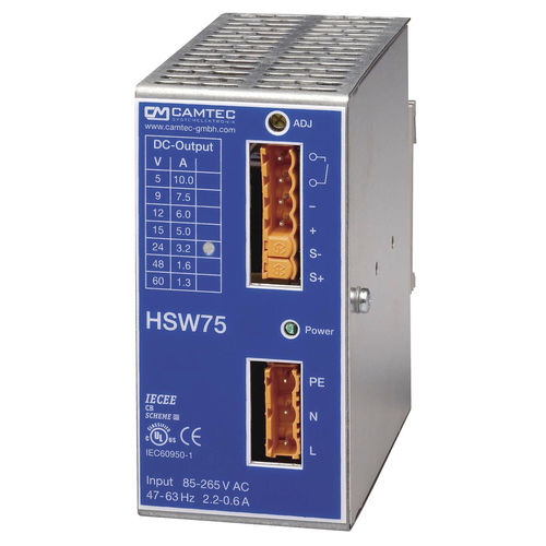 DIN导轨电源 - HSW00751 - Camtec Power Supplies GmbH - AC/DC / 开关式 / 单相