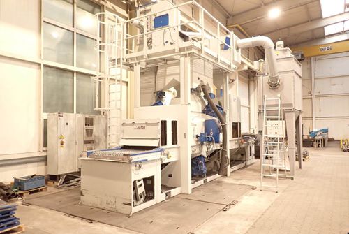 筛带输送机抛丸机 - 181197 - Sinto AGTOS GmbH - 涡轮 / 用于金属