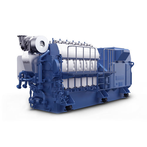 柴油发动机 - 6H21M - Hyundai Heavy Industries-Marine Engine/现代 - 6气缸 / 用于发电机组 / 航海用