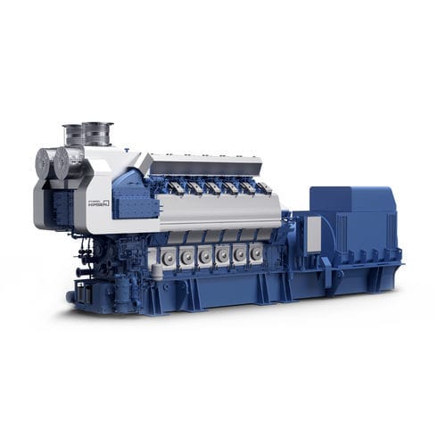 柴油发动机 - H32C series - Hyundai Heavy Industries-Marine Engine/现代 - 多气缸 / 用于发电机组 / 航海用