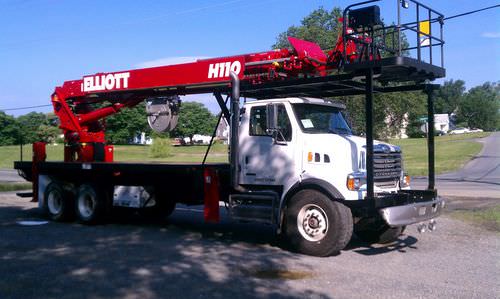 卡车安装式伸缩臂式升降机 - max. 6 350 kg, 33.5 m | H110R - Elliott Equipment Company - 液压