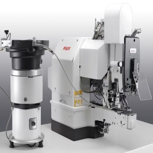 链式线迹缝纫机 - PFAFF 3307 -1/11 - PFAFF INDUSTRIESYSTEME UND MASCHINEN GMBH - 单线 / 面料 / 用于纽扣