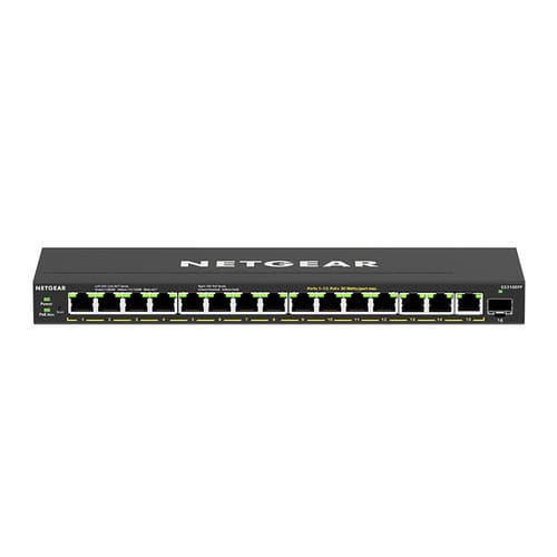 管理型以太网交换机 - GS316EPP - NETGEAR - 16 端口式 / 千兆以太网 / 壁挂安装