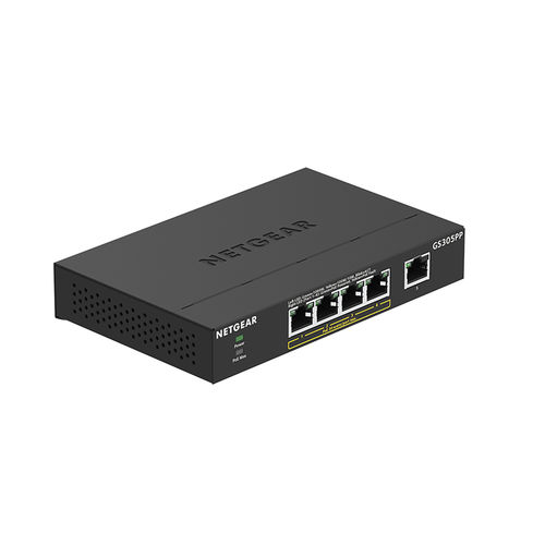 非管理型以太网交换机 - GS305PP - NETGEAR - 5端口 / 千兆 / 无线连接