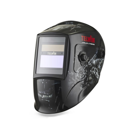 自动遮光焊接防护面罩 - JAGUAR CYBORG - TELWIN - 自动 / 电弧 / MIG