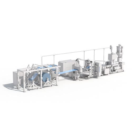 平挤薄膜管道挤出生产线 - MIREX  - Reifenhäuser Extrusion Technology GmbH & Co. KG - 再生塑料 / 用于PP / 用于PS