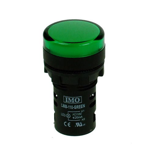 长明指示灯 - LMB-12-GREEN  - IMO Precision Controls Limited - LED式 / 白炽 / IEC