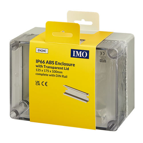 带透明门盒 - EN24C - IMO Precision Controls Limited - 壁挂安装 / 长方形 / ABS塑料