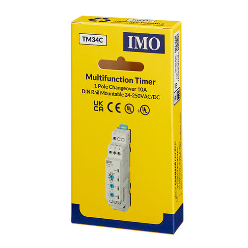 多功能定时继电器 - TM34C - IMO Precision Controls Limited - 电子 / 延迟 / DIN导轨