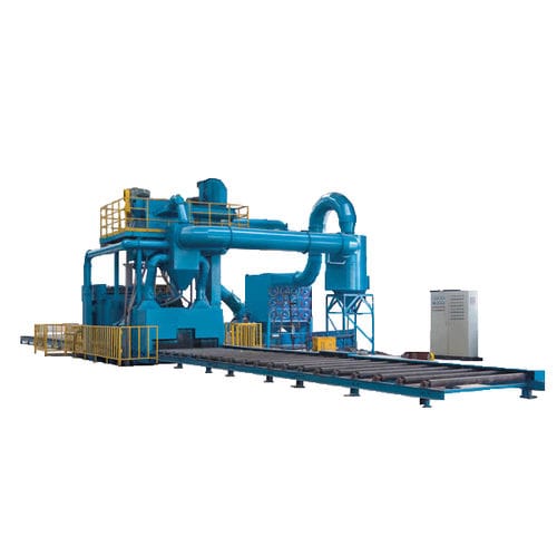 滚筒输送机抛丸机 - RC line - Shandong Kaitai Shot Blasting Machinery Share Co., - 用于金属 / 金属板材