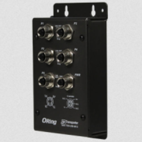 管理型以太网交换机 - TES-250-M12 - Oring Industrial Networking Corp. - 5端口 / 10/100BaseT(X) / 壁挂安装