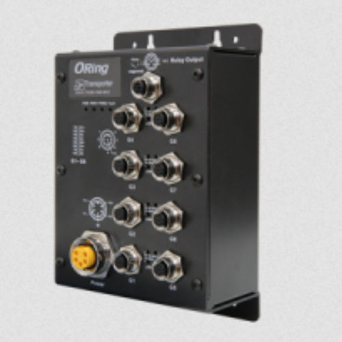 管理型以太网交换机 - TGXS-1080-M12  - Oring Industrial Networking Corp. - 8端口 / 千兆以太网 / 壁挂安装