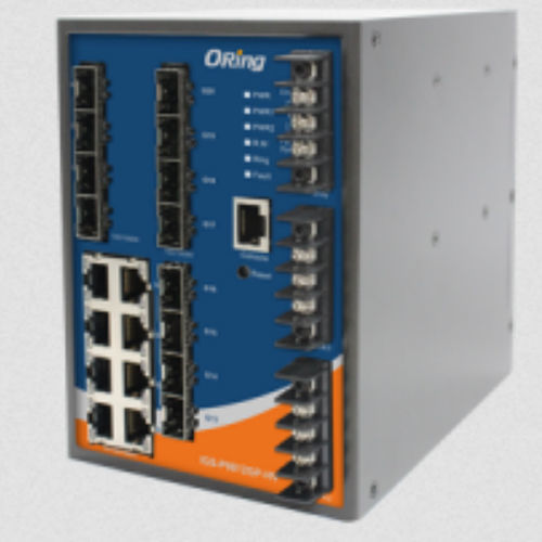 管理型以太网交换机 - IGS-P9812GP series - Oring Industrial Networking Corp. - 20 端口式 / 千兆 / 冗余