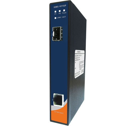 媒体变换器 - IGMC-1011GP - Oring Industrial Networking Corp. - 千兆媒体 / 以太网 / 光纤