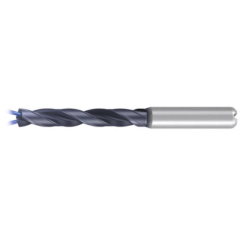 实心钻头 - VHM-EF-Drill-STEEL-DIN 6537L-HA-IK-4FF-TIALN-T14 - EMUGE-FRANKEN - 用于有色金属 / 用于钢材 / 用于生铁