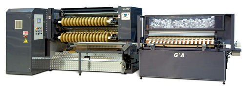 双转塔型纵切复卷机 - max. 1 650 mm, max. ø 310 mm | TG 310 - Ghezzi & Annoni - 用于粘合条
