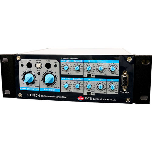 接地漏电保护继电器 - ETR20/H - ENTEC ELECTRIC & ELECTRONIC CO.,LTD - 过载电流 / 面板安装 / 数字