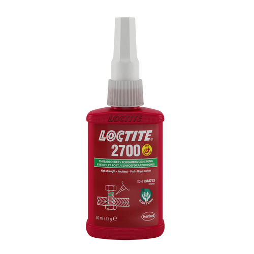 永久性丝扣粘结剂 - LOCTITE 2700 - Henkel LOCTITE/乐泰 - 高强度 / 绿色