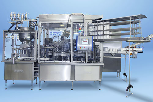 杯子灌装封盖机 - 200 Series - Trepko A/S - 自动 / 液体 / 用于糊状产品