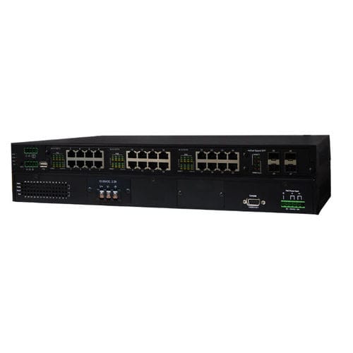 管理型以太网交换机 - IES-3424DSFP-2P-PT series - Lantech Communications Europe GmbH - 28端口 / 千兆 / 机架式