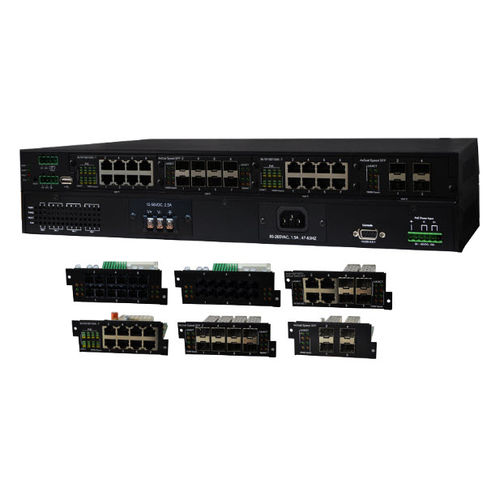 管理型以太网交换机 - IPGS-5400-2P series - Lantech Communications Europe GmbH - 28端口 / 千兆以太网 / 19" 机架
