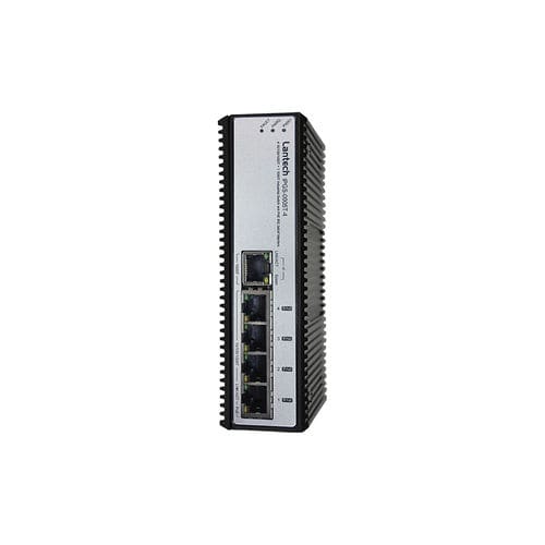 非管理型以太网交换机 - IPGS-0005T-4 series - Lantech Communications Europe GmbH - 5端口 / DIN导轨 / 壁挂安装