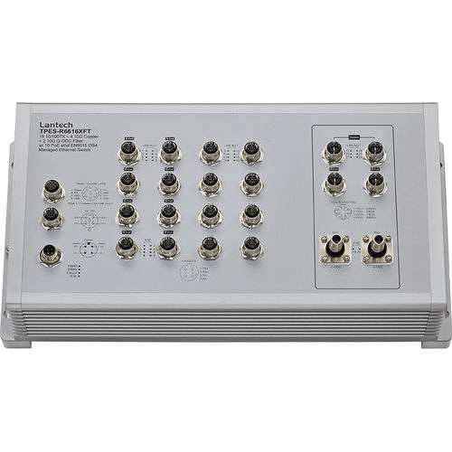 管理型以太网交换机 - TPES-R6616XFT series - Lantech Communications Europe GmbH - 16 端口式 / 2 级 / 3 级