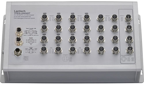 管理型以太网交换机 - TPES-L6424XT series - Lantech Communications Europe GmbH - 28端口 / 5G / 壁挂安装