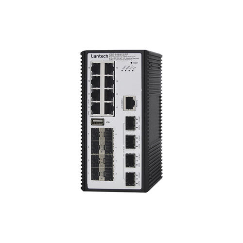 管理型以太网交换机 - IGS-6488XSFP series - Lantech Communications Europe GmbH - 20 端口式 / 千兆 / DIN导轨