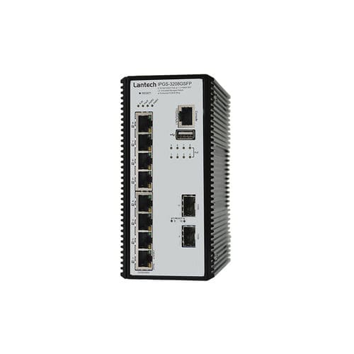 管理型以太网交换机 - IPGS-3208GSFP series - Lantech Communications Europe GmbH - 10 端口式 / 千兆 / 2 级