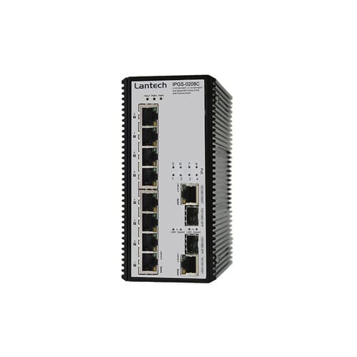 非管理型以太网交换机 - IPGS-0208C series - Lantech Communications Europe GmbH - 10 端口式 / 千兆 / 无线连接