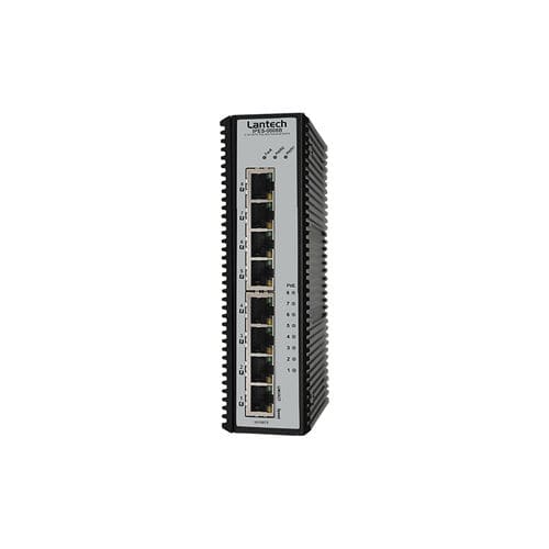 非管理型以太网交换机 - IPES-0008B series - Lantech Communications Europe GmbH - 8端口 / 无线连接 / DIN导轨