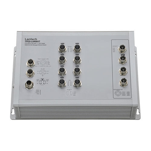 管理型以太网交换机 - TPES-L6408XT series - Lantech Communications Europe GmbH - 12 端口式 / 2 级 / 3 级