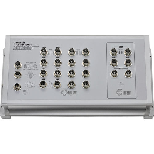 管理型以太网交换机 - TPGS-R5616MGT series - Lantech Communications Europe GmbH - 22 端口式 / 2 级 / 3 级
