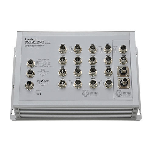 管理型以太网交换机 - TPGS-L5416MGFT series - Lantech Communications Europe GmbH - 20 端口式 / 壁挂安装 / 盒式