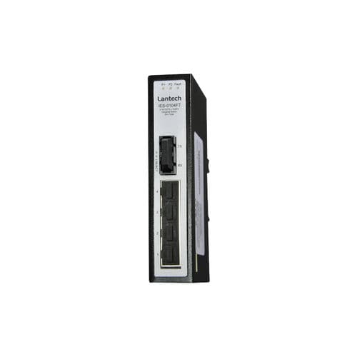 非管理型以太网交换机 - IES-0104FT series - Lantech Communications Europe GmbH - 5端口 / DIN导轨 / 壁挂安装