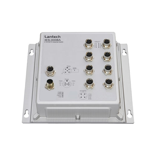 非管理型以太网交换机 - IES-0008A series - Lantech Communications Europe GmbH - 8端口 / DIN导轨 / 壁挂安装