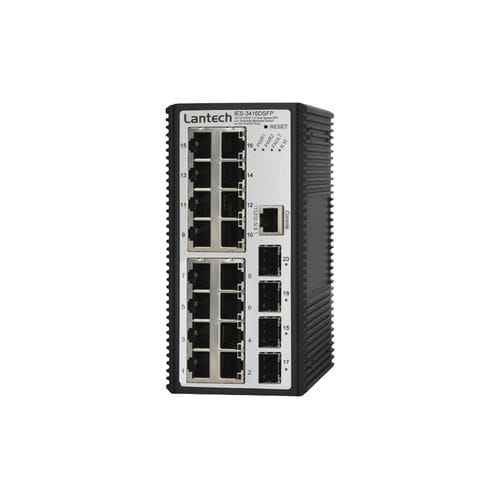 管理型以太网交换机 - IES-3416DSFP series - Lantech Communications Europe GmbH - 20 端口式 / 千兆 / 2 级