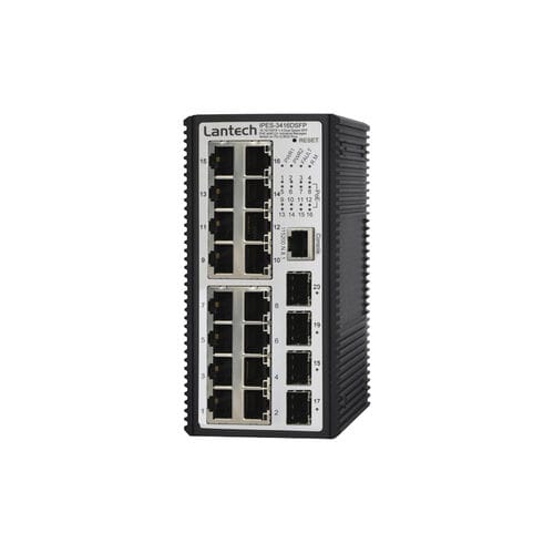 管理型以太网交换机 - IPES-3416DSFP series - Lantech Communications Europe GmbH - 20 端口式 / 千兆 / 2 级