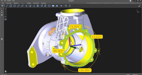 检查用软件 - Inspire - HEXAGON MANUFACTURING INTELLIGENCE/海克斯康 - 分析 / 点阵式 / 计量学