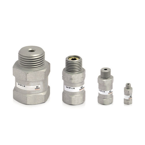 球形止回阀 - VNV series - CAMOZZI AUTOMATION/康茂胜 - 公对母 / 制动 / 铝框架