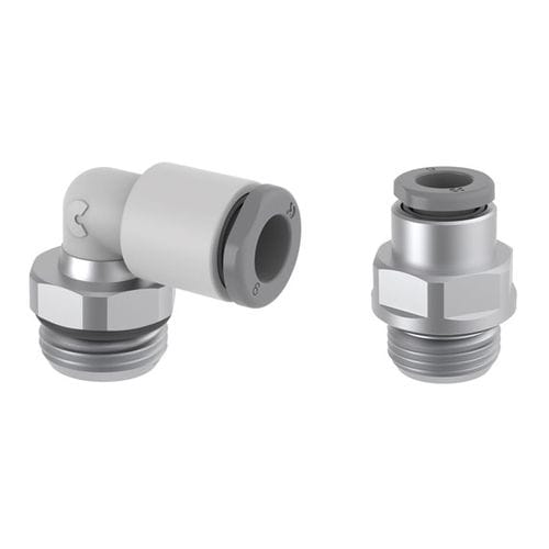 推入式接头 - GRIPfit® - CAMOZZI AUTOMATION/康茂胜 - 压缩空气 / 用于真空 / T形